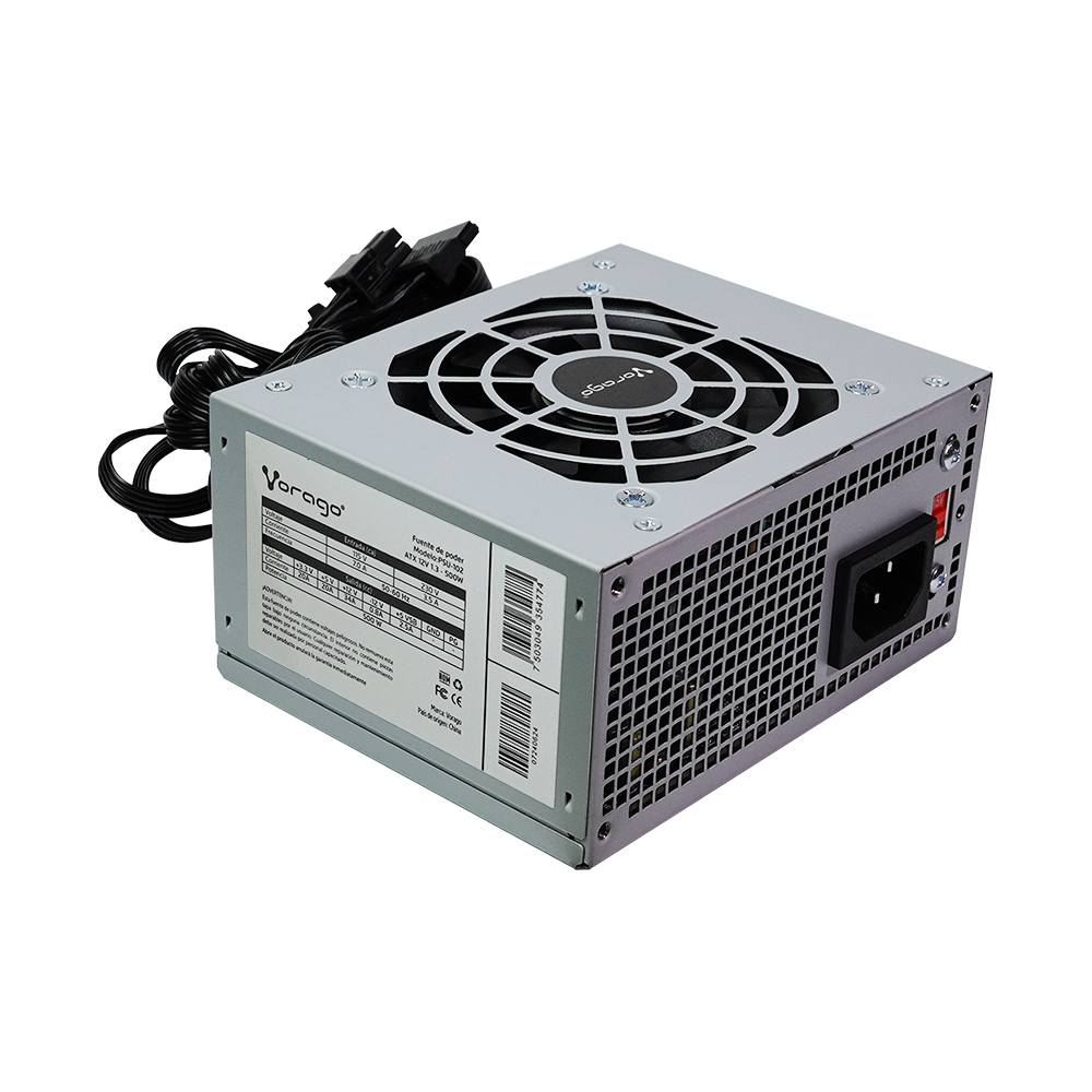 FUENTE DE PODER VORAGO PSU-102 500W  SLIM