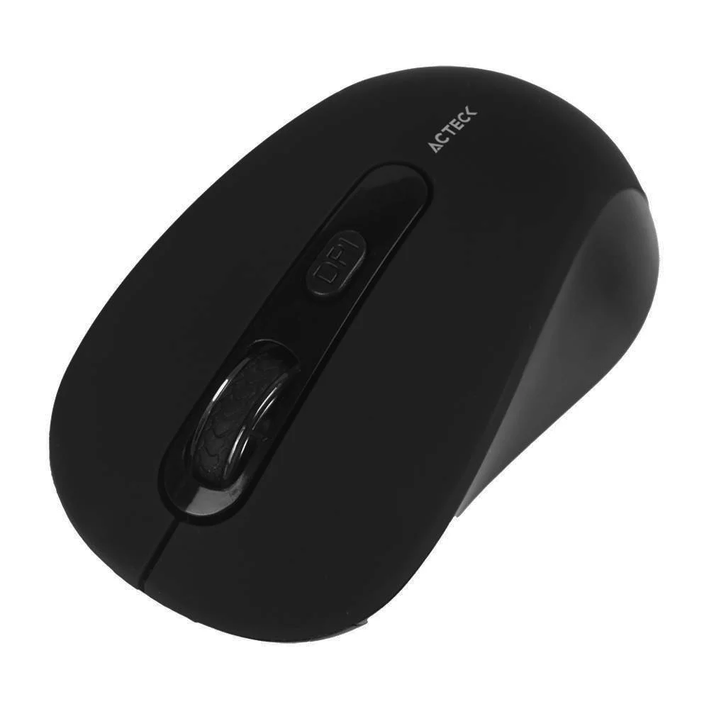 Mouse ACTECK MI215, Negro, Inalambrico, 1600DPI