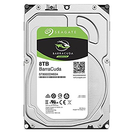 SEAGATE BARE DRIVES 8TB BARRACUDA SATA 6GB/S 256MB DE CACHE DISCO DURO INTERNO DE 3.5 PULGADAS 3.5 INTERNAL BARE/OEM DRIVE ST8000DM004