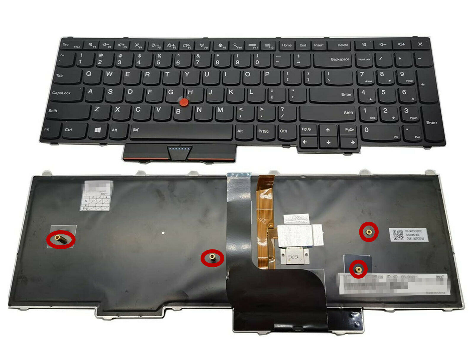 Keyboard for Lenovo Thinkpad P50 P70 P51 P71 with Backlit NOT FIT P50s P70s