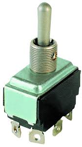 7632K40 Toggle Switch, On-On, DPDT, Non Illuminated, 7600 Series, 20 A