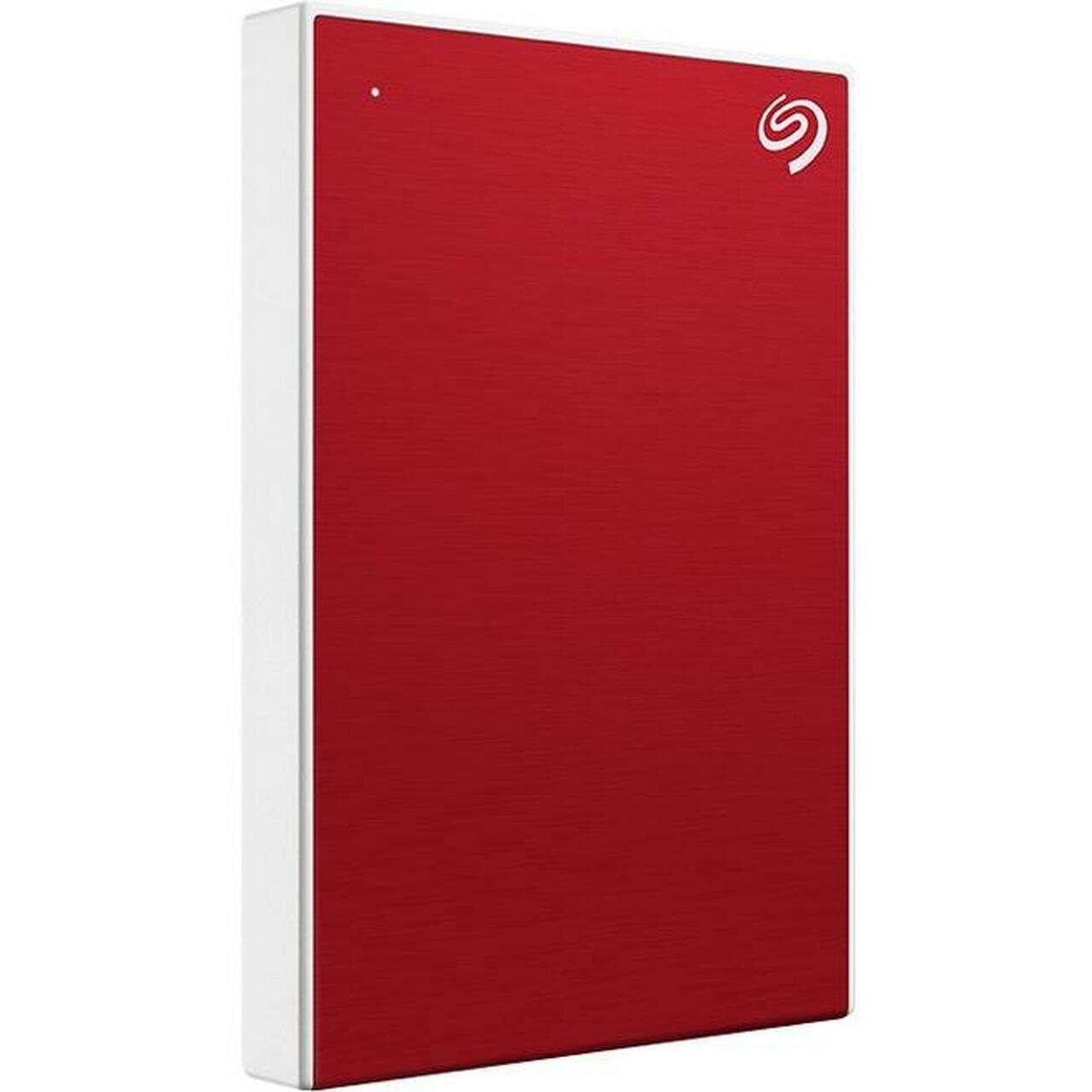 Seagate Backup Plus Slim Sthn1000403 1 Tb Portable Hard Drive - 2.5\" External - Red STHN1000403