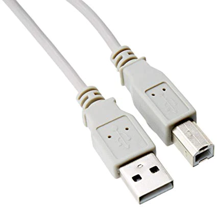 Cable MANHATTAN 317863 USB A-B 3 MTS,  Gris