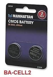 BATERIA MANHATTAN CMOS 3V 2 PIEZAS CR 2032 432528 CS36M