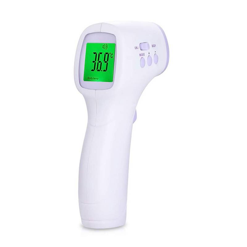 Docooler Ear Forehead Thermometer Mini Digital Infrared Baby Temperature Gauge Instrument for Kids Children and Adults