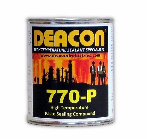 Deacon 770-P Sellador de pasta de alta temperatura, 200 grados F a 950 grados F, 1 pinta