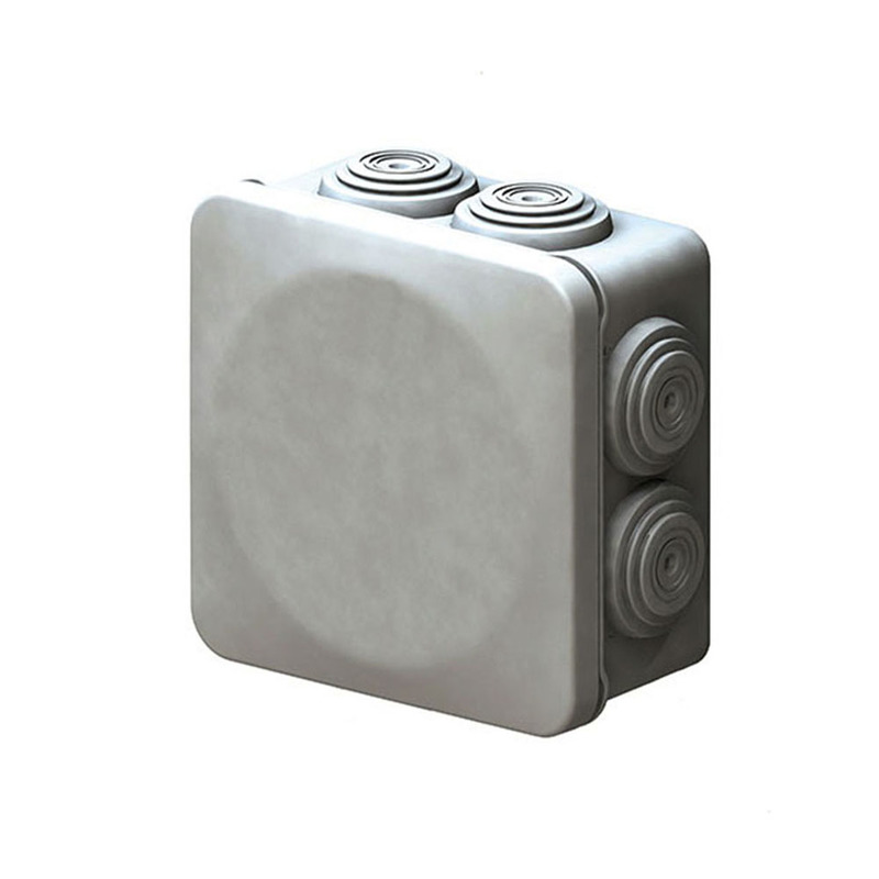 Caja tipo Estanca para resguardo de conexiones de camaras para exterior Ip55 80x80x45