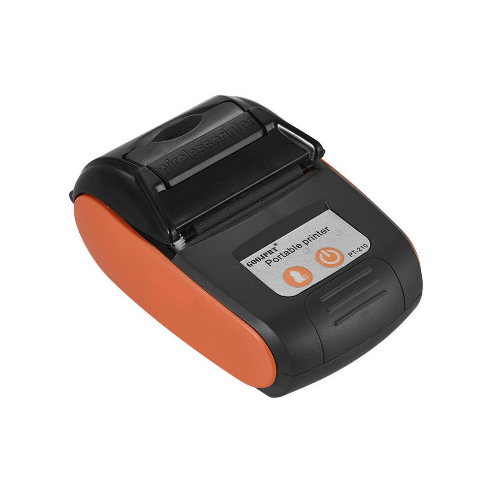 Mini impresora térmica de recibos POS móvil de bolsillo inalámbrico Bluetooth de mano de 58 mm