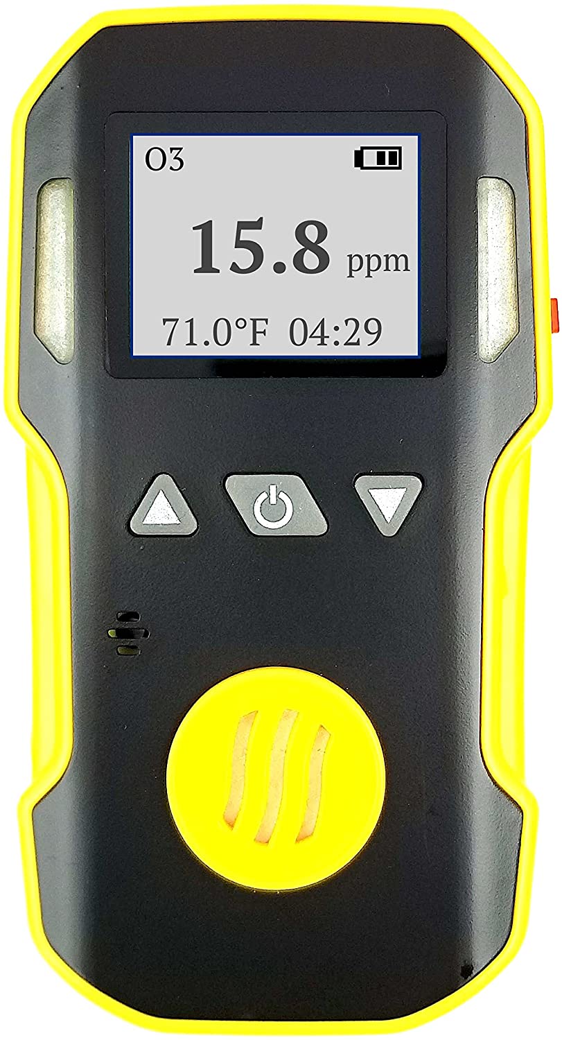 Detector OZONE O3 de FORENSICS Serie profesional de precisión a prueba de agua polvo y explosión con batería USB y alarma de sonido luz y vibración