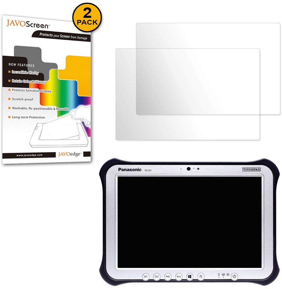 JAVOedge - Protector de pantalla para Panasonic ToughPad FZ-G1 (antirreflejos, ultra transparente)