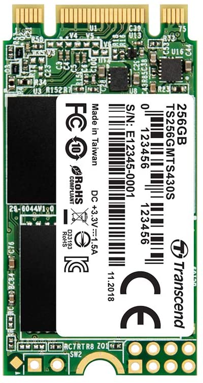Transcend MTS430S SATA III 6 Gb/s MTS430S 1.654 in M.2 SSD unidad de estado sólido (TS256GMTS430S)