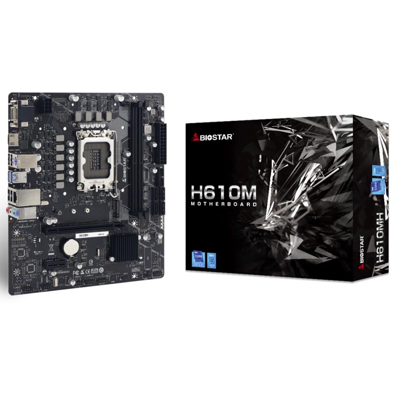 Motherboard BIOSTAR H610MH , Intel, LGA 1700,