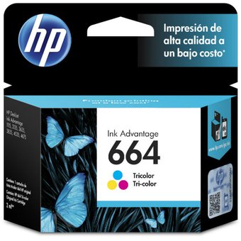 CARTUCHO HP F6V28AL #664 tricolor DJ 4535 3835 2135 3635 1115