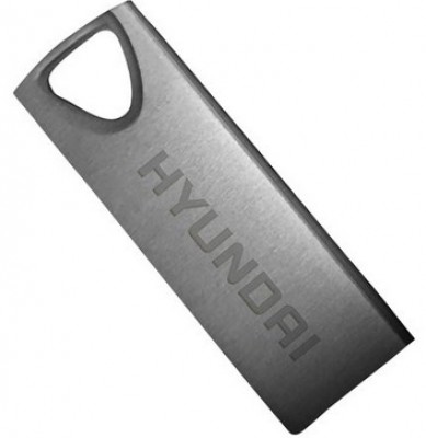 Memoria USB HYUNDAI U2BK/16GASG, Gris, 16 GB, USB 2.0, 10 MB/s, 3 MB/s