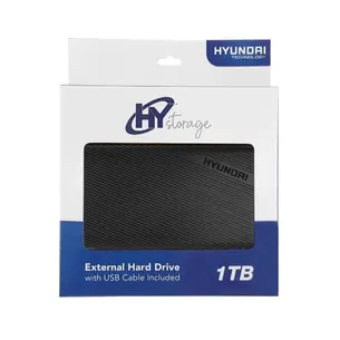 Disco Duro Externo HYUNDAI 500GB, HTHBLK500GB, 2.5", Usb 3.0, Color Negro 810033039614