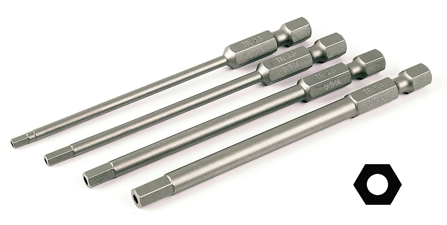 WIHA 76090 HEX METRIC SECURITY BIT SET -4 PZAS-