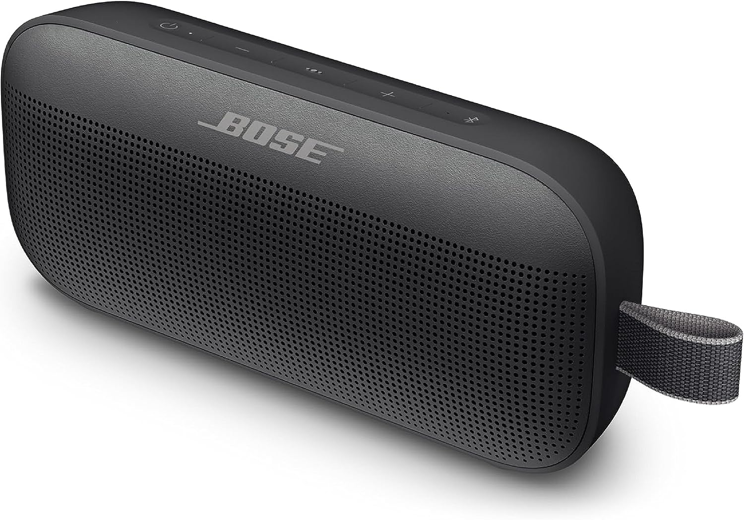 BOSE SOUNDLINK FLEX ALTAVOZ PORTÁTIL BLUETOOTH, INALÁMBRICO IMPERMEABLE PARA VIAJES AL AIRE LIBRE, COLOR NEGRO