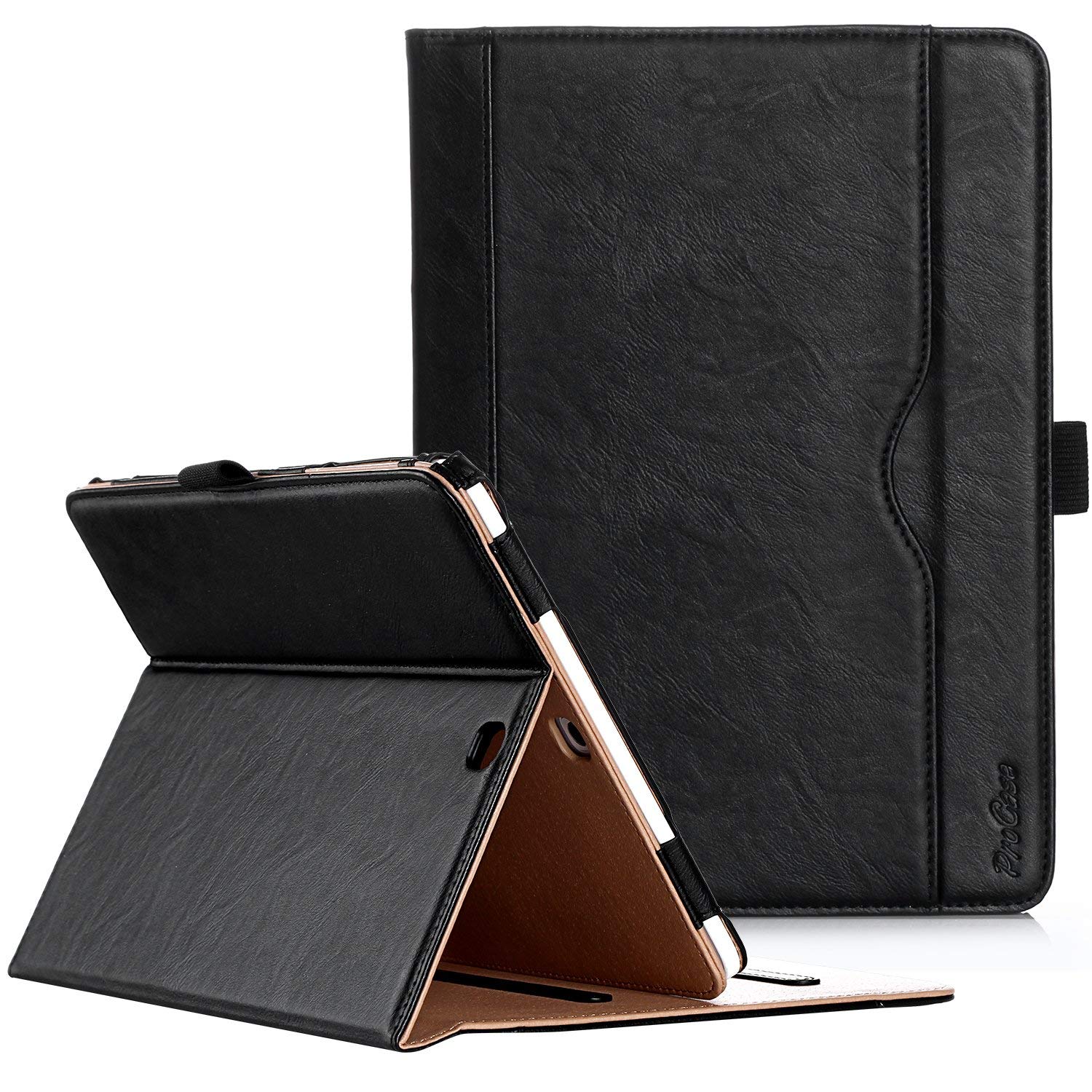 ProCase Marca: Samsung Galaxy Tab S2 9.7 Case - Leather Stand Folio Case Cover for Galaxy Tab S2 Tablet (9.7 inch, SM-T810 T815 T813) -Color: Negro.