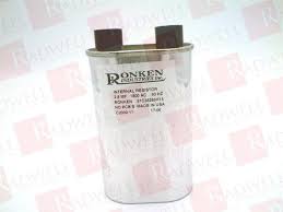 RONKEN CAPACITOR 81C38285H14 2.8MF 1800 AC 60HZ INTERNAL RESISTOR NO PCBS