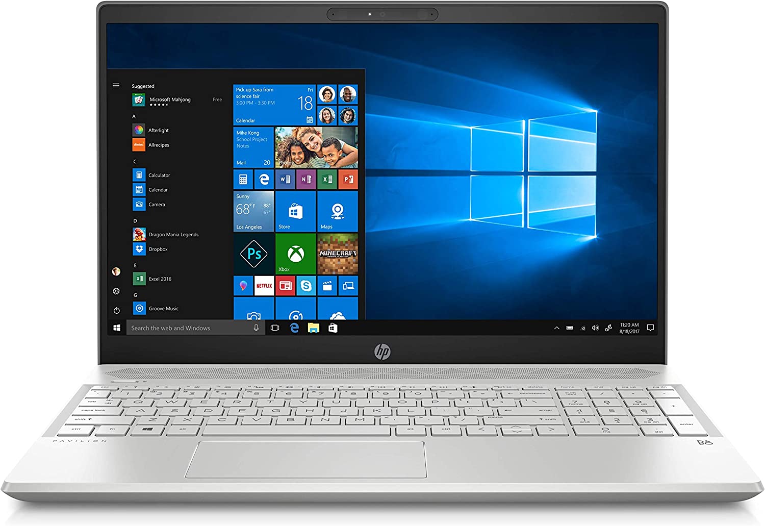 Laptop HP Pavilion 15-cw1005la Windows 10 AMD Ryzen 7 3700U 16GB RAM 1TB HDD + 128GB SSD Full HD 15.6