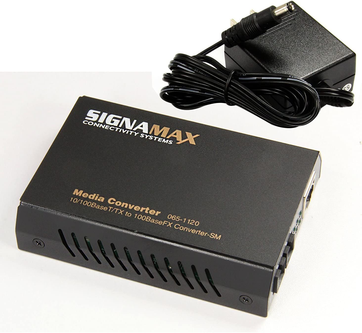 signamax 10/100BaseT/TX to 100BaseFX Media Converter SC Singlemode 15 KM Span