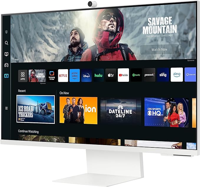 MONITOR SMART TV SAMSUNG M8 - 32 PULGADAS, 4K, COLOR BLANCO, LS32CM801ULXZX