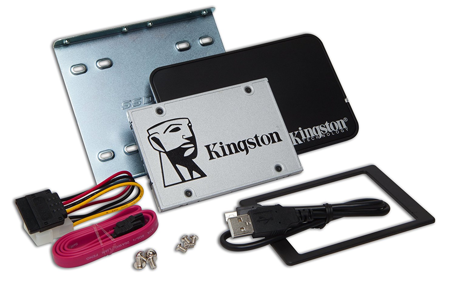 Kingston Digital 480GB SSDNow UV400 SATA 3 2.5" Solid State Drive with Bundle Kit SUV400S3B7A/480G