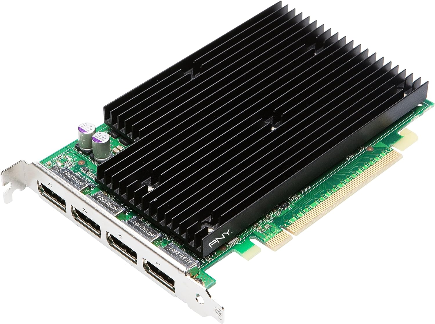 PNY Tarjeta gráfica NVIDIA Quadro NVS 450 de 512 MB PCI-E x16 con cables DP a VGA