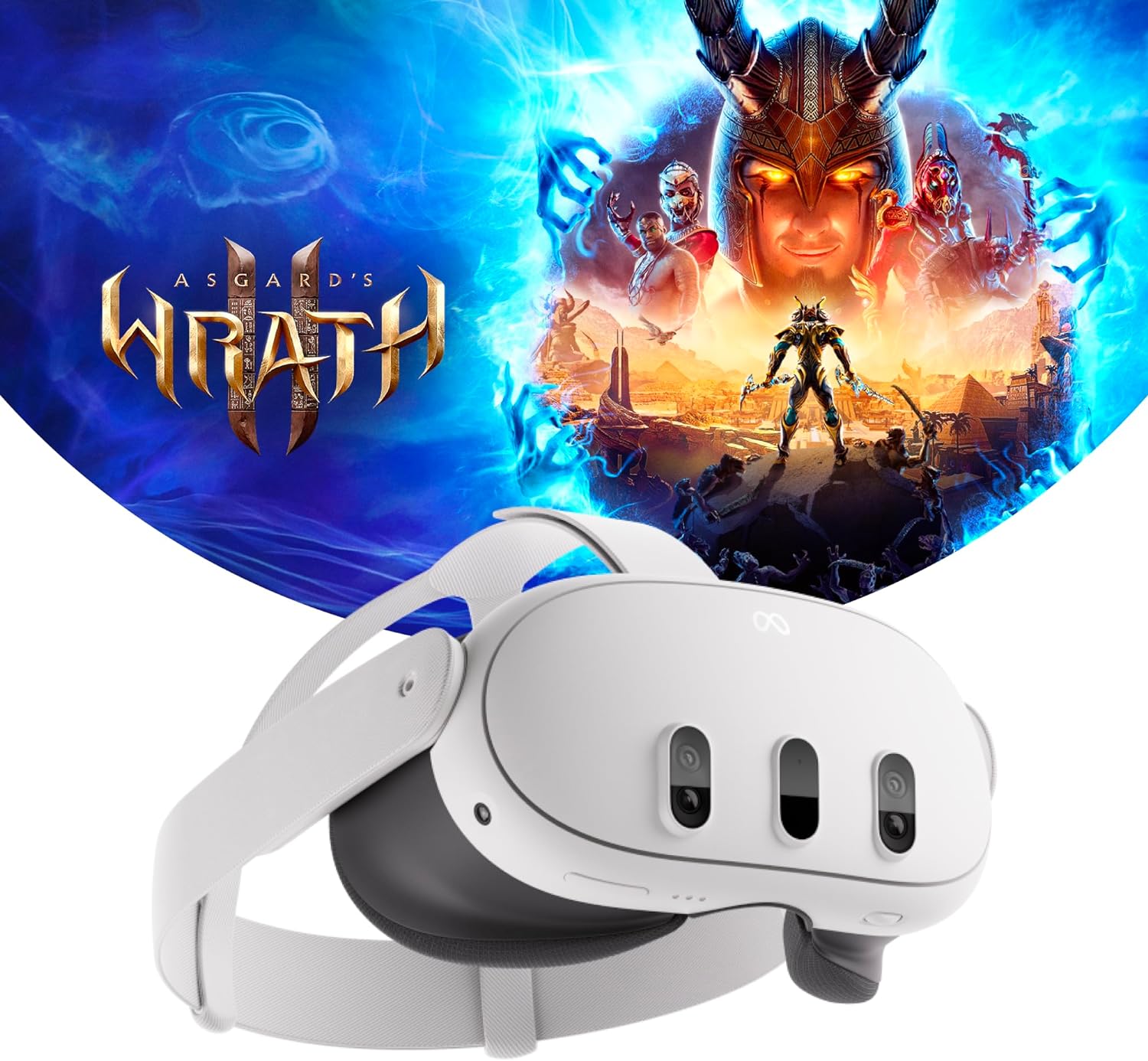 Meta Quest 3 128GB— Breakthrough Mixed Reality — Powerful Performance — Asgard’s Wrath 2 Bundle