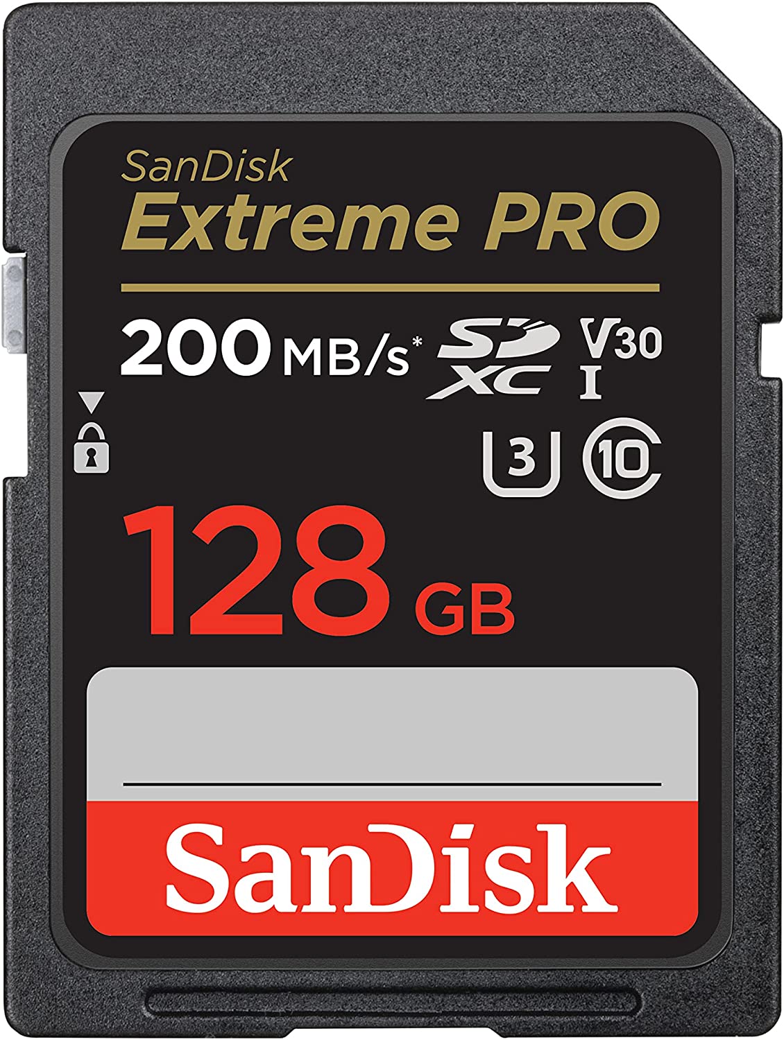 SanDisk Tarjeta de Memoria Extreme Pro SDXC UHS-I de 128 GB, C10, U3, V30, 4K UHD, Tarjeta SD - SDSDXXD-128G-GN4IN