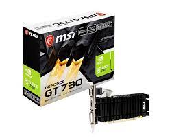 Tarjeta de Video MSI N730K-2GD3H/LPV1 GPU 2 Gb DDR3 64Bit PCIE 2.0