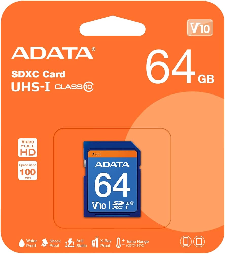 Memoria Micro SD ADATA  ASDX64GUICL10-R, 64 GB