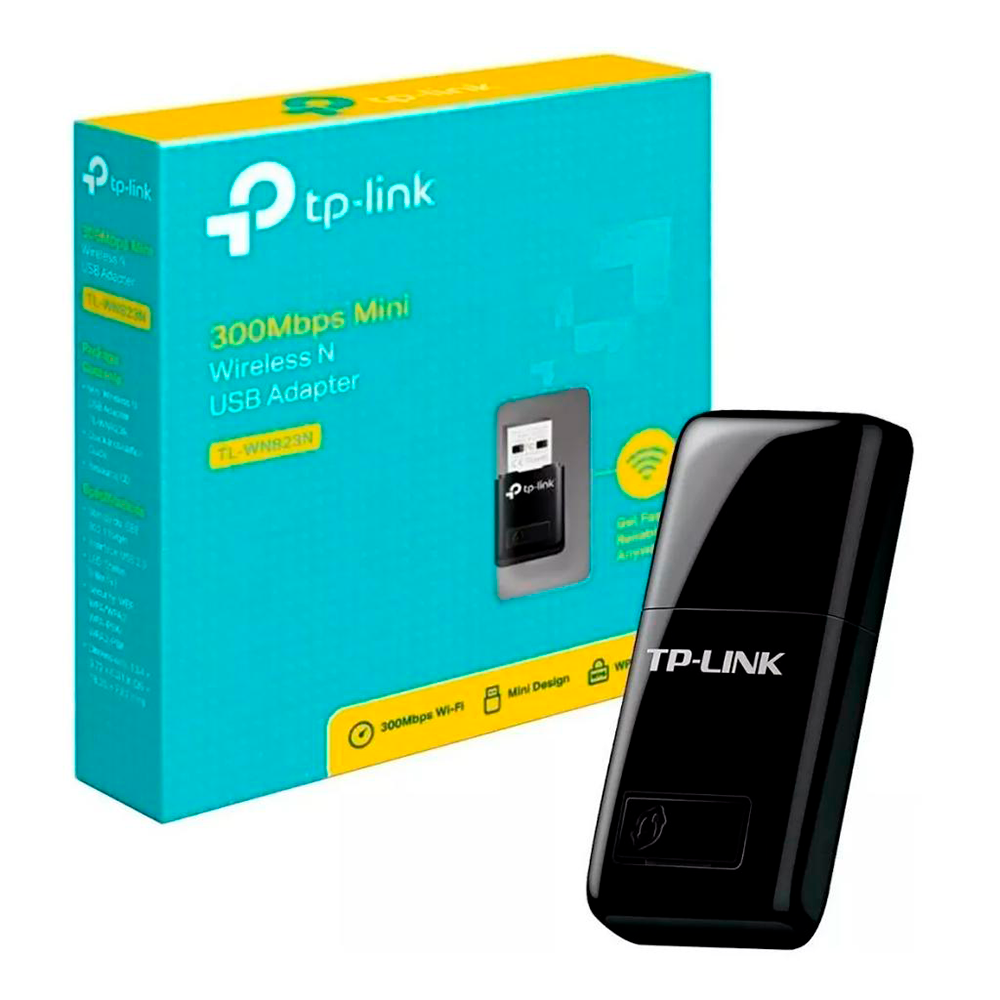 ADAPTADOR TP LINK TL-WN823N, NEGRO ,300 MBIT/S