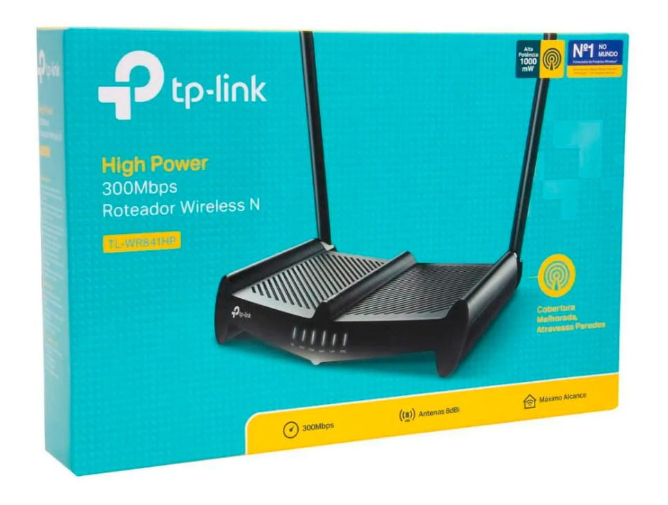 ROUTER TP-LIMK INALAMBRICO DE ALTA POTENCIA 300 MBPS TL-WR841HP