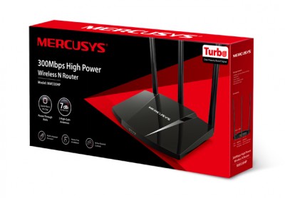 Router MERCUSYS MW330HP 300 Mbps, 300 Mbit/s, 2,4 GHz, Interno, 3, Negro