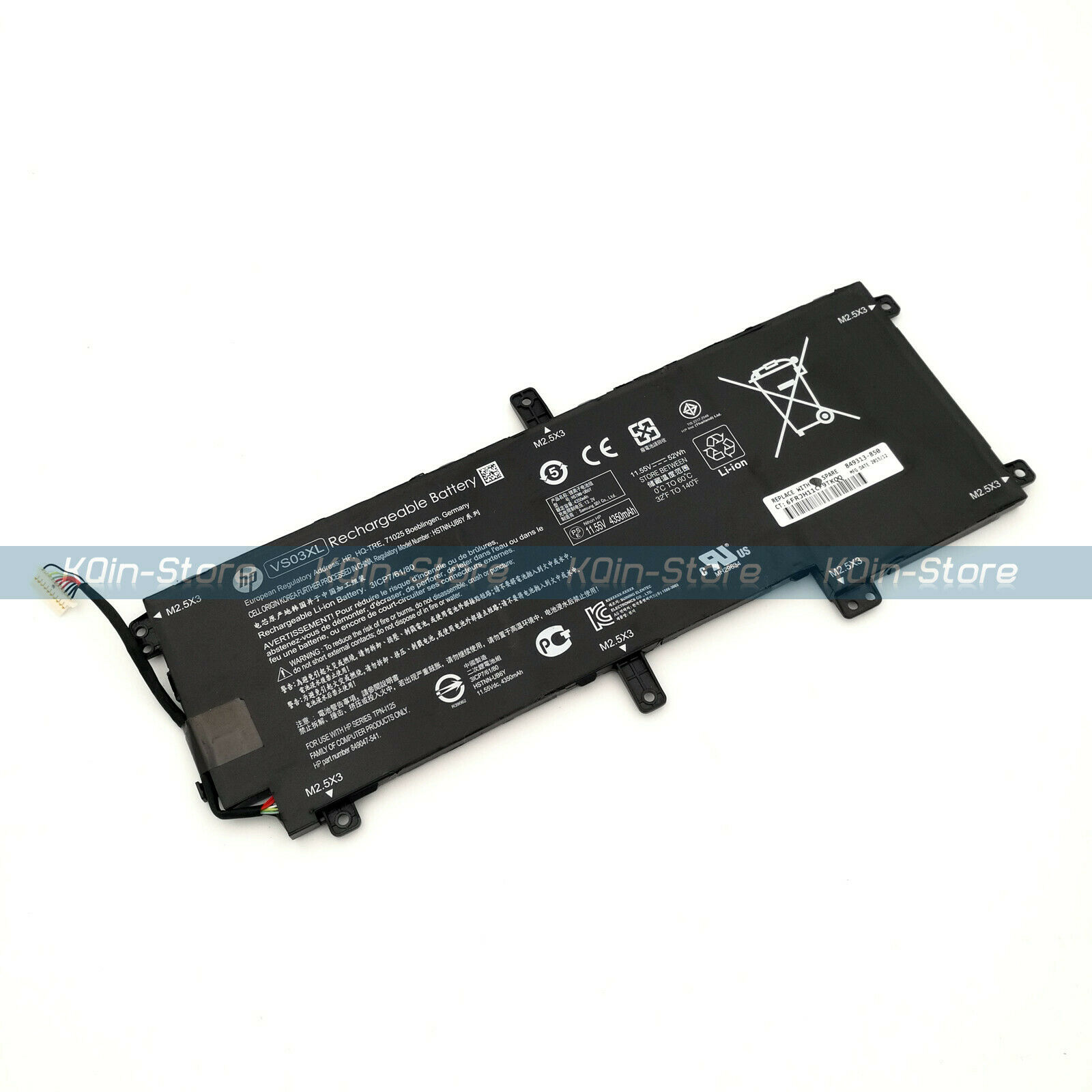 Genuine VS03XL Battery for HP Envy 15-AS 15-AS000 15-AS003 15-AS004 849313-850