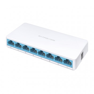 Mini Switch MERCUSYS MS108, Color blanco, 8