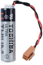 TOSHIBA ER6V/3.6V LITHIUM PLC BATTERY NEW IN FACTORY BAG IÓN DE LITIO 3.6V BATERÍA RECARGABLE