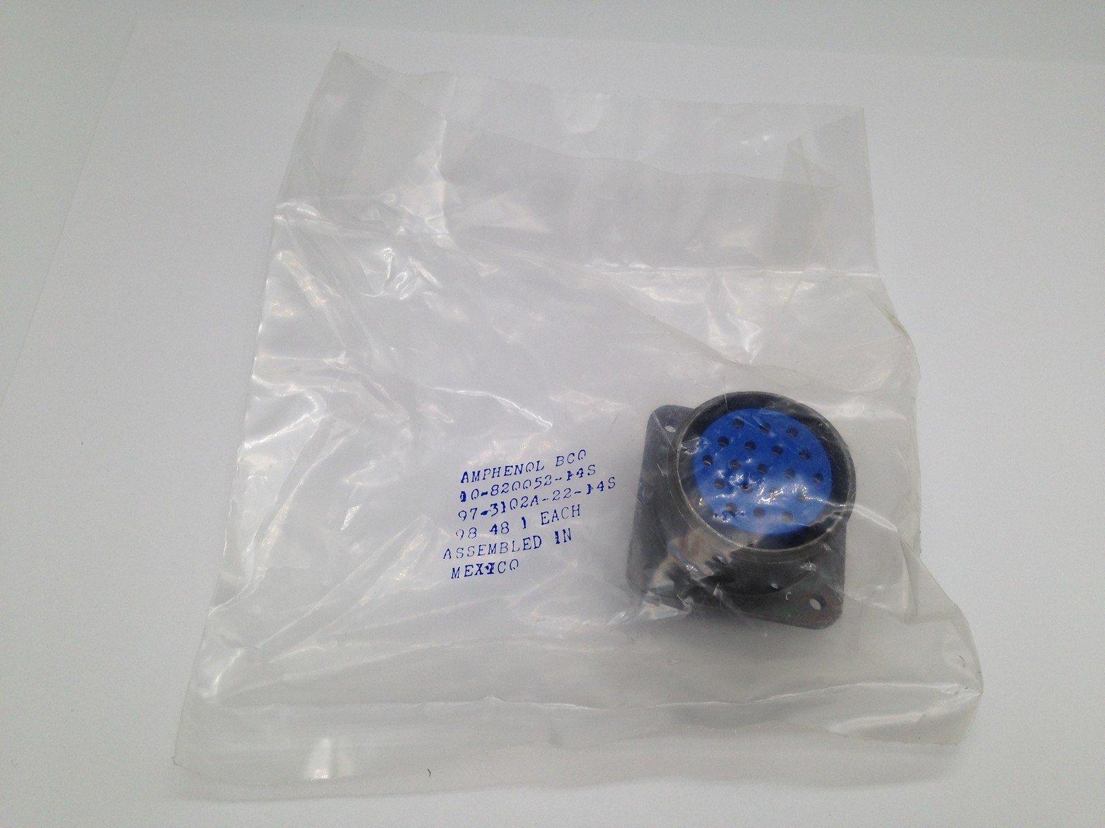 AMPHENOL 97-3102A-22-14S CIRCULAR CONNECTOR RECEPTACLE SIZE 22