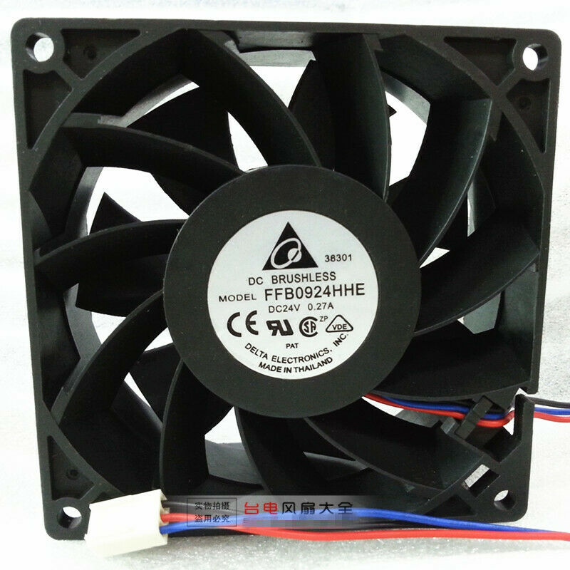 Delta 9038 24V 0.27A FFB0924HHE 9CM inverter cooling fan