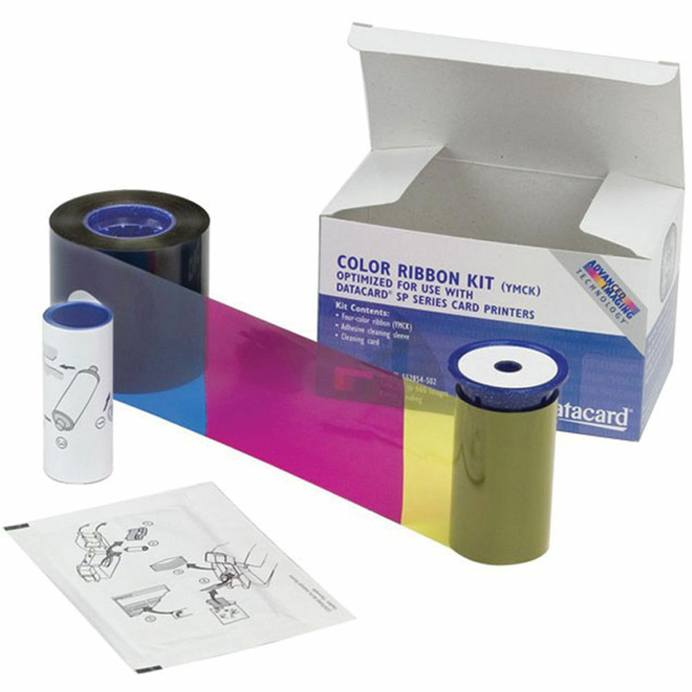 Datacard 534700-004-R010 YMCKT Color Ribbon - 500 Prints.