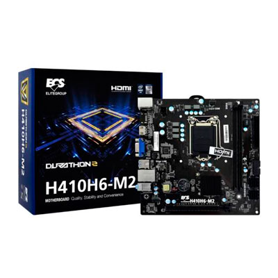 TARJETA MADRE ECS H410H6-M2 LGA 1200,INTEL, DDR4, 64 GB