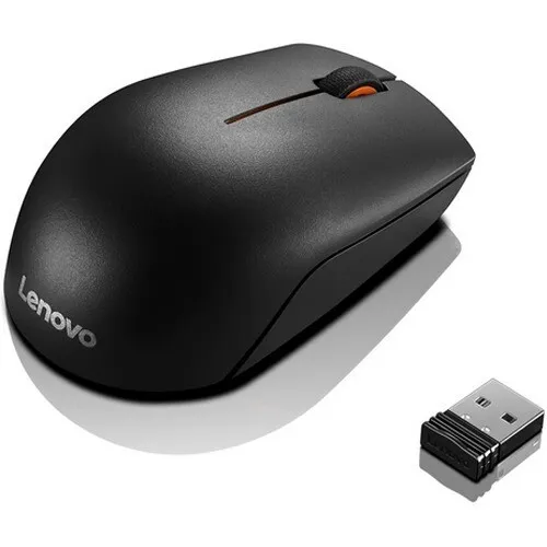 MOUSE LENOVO NEGRO INALAMBRICO RECEPTOR USB DE 2,4, DURACION DE BATERIA D 12 MESES