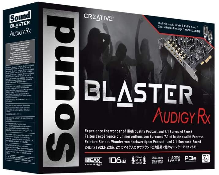 Tarjeta De Sonido Creative Sound Blaster Audigy Fx 7.1.