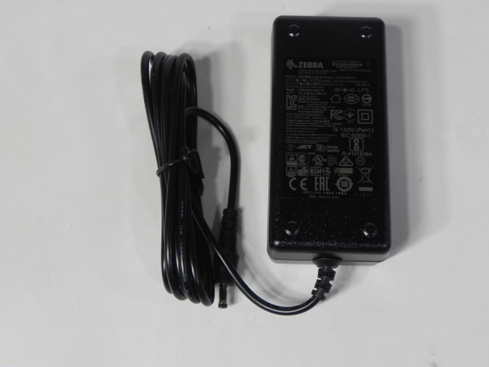 MÓDULO DE FUENTE DE ALIMENTACIÓN ZEBRA PWR-BGA12V50W0WW CON CBL-DC-388A1-01