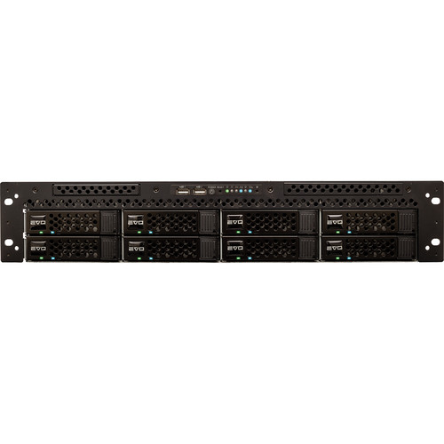 Studio Network Solutions Evo - El sistema base de 8 bahÃ­as (profundidad corta) incluye 32Tb, (W / 4X1Gbe), 8 X 4