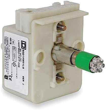 LIGHT MODULE  30MM MOUNTING HOLE SIZE 24VDC  LED GREEN PUSH BUTTON