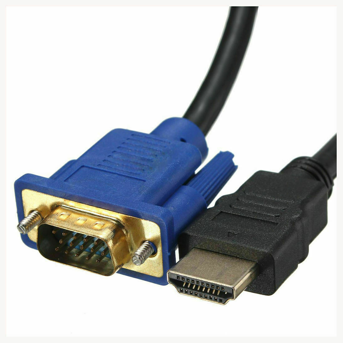 Cable Convertidor 1080P HDMI Male to VGA Male Cable para Monitor de CPU.