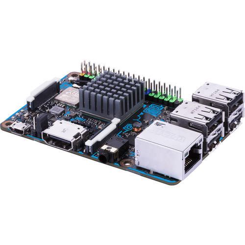 ASUS Tinker Board S Single Board Computer  Memoria DDR3 de doble canal de 2GB  EMMC de 16 GB de almacenamiento a bordo Procesador Rockchip Quad-Core RK3288