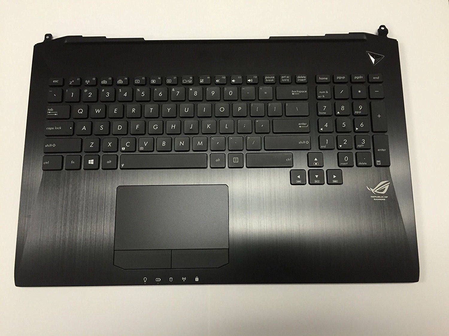 Asus G750JW Palmrest w/ Keyboard & Touchpad - 90NB00M1-R31US0